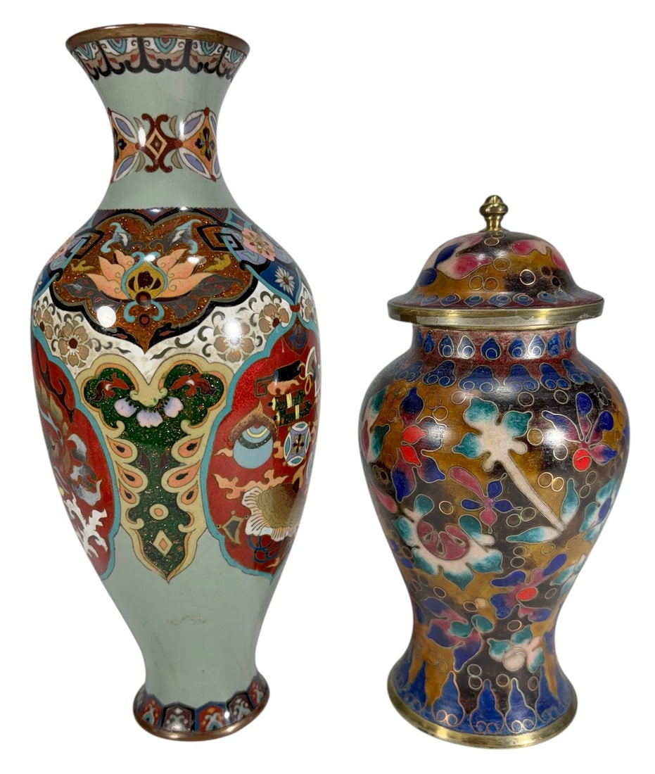Assorted Cloisonne Decorative Objects 5pc LOT - 3