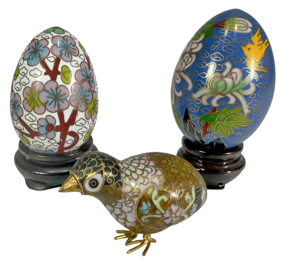 Assorted Cloisonne Decorative Objects 5pc LOT - 5