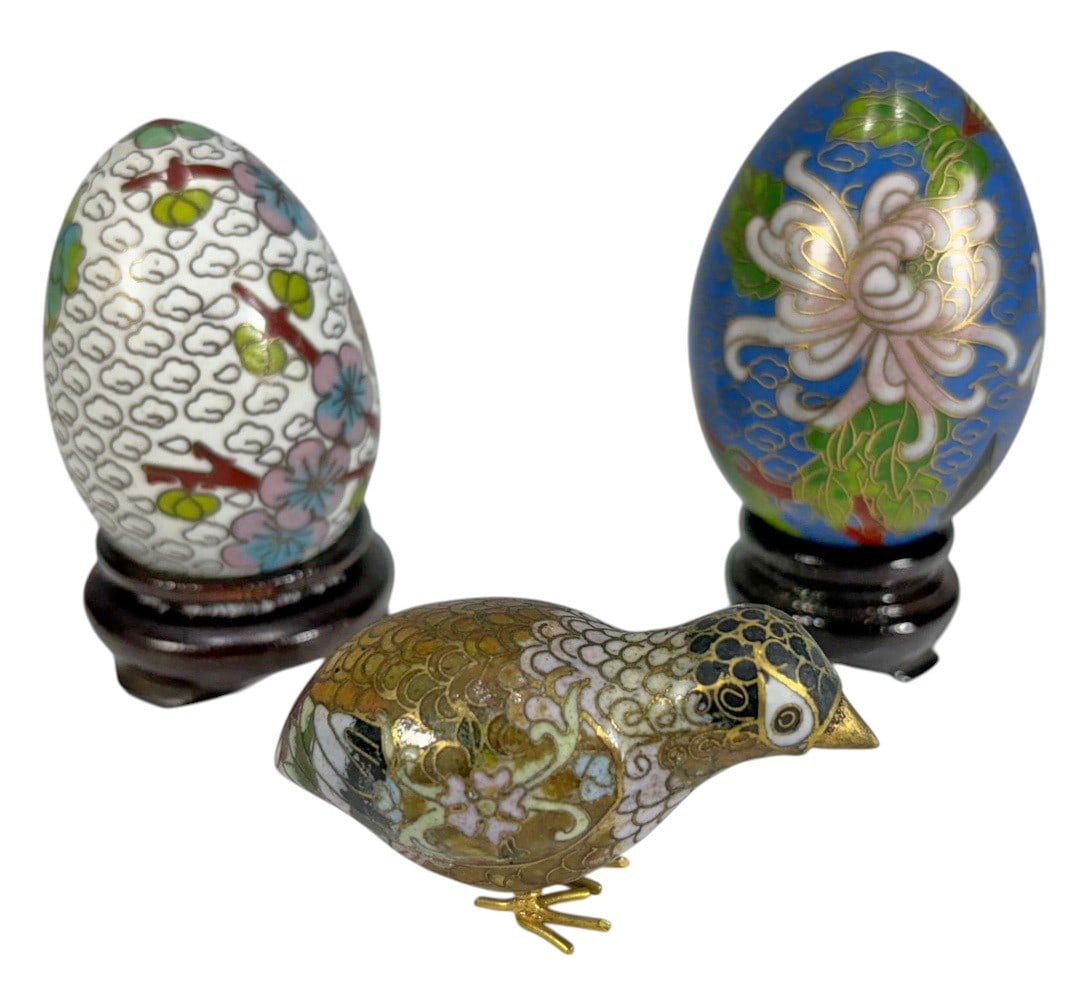 Assorted Cloisonne Decorative Objects 5pc LOT - 6