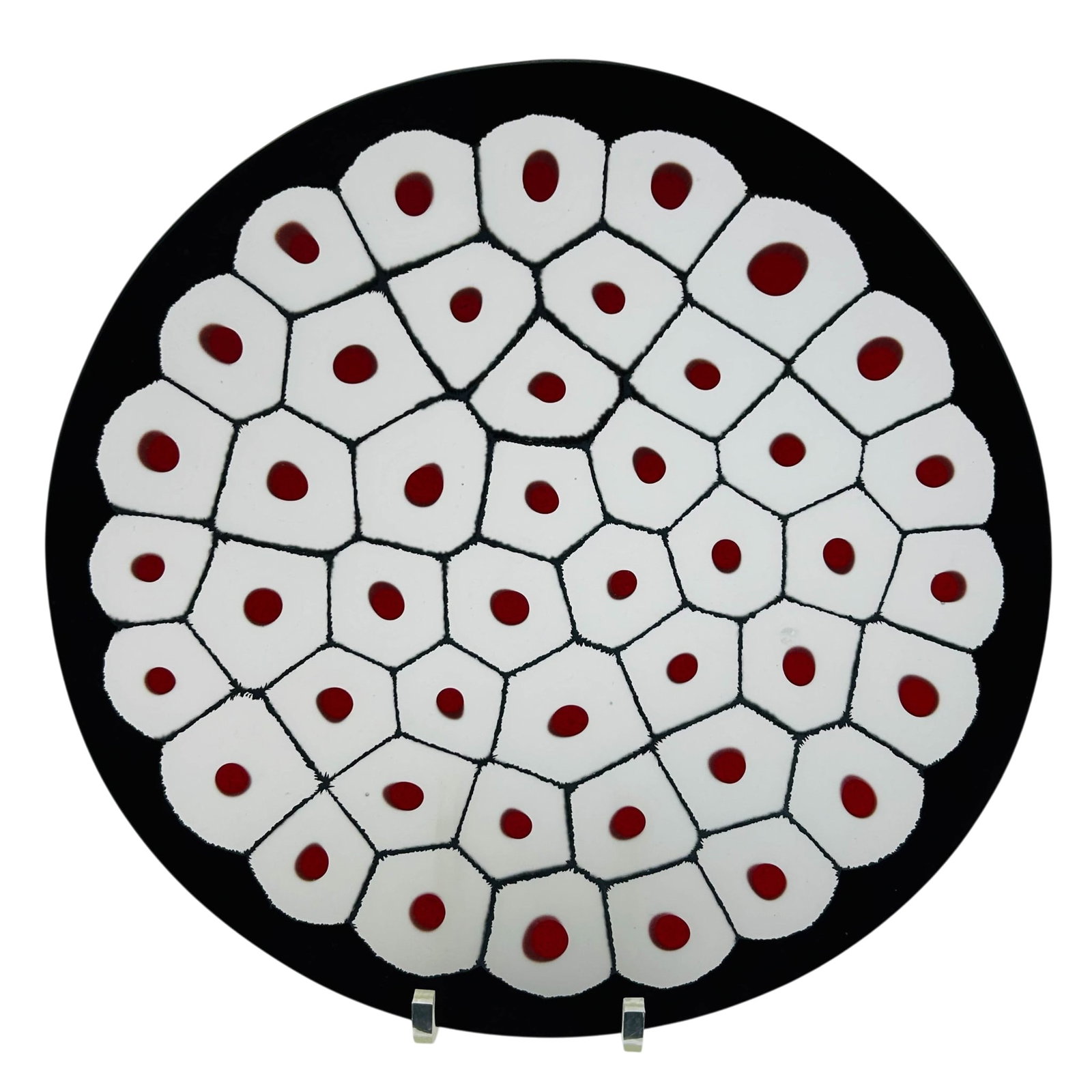 Nicola Moretti b.1964 Murano Glass Murrine Plate (1 of 4)