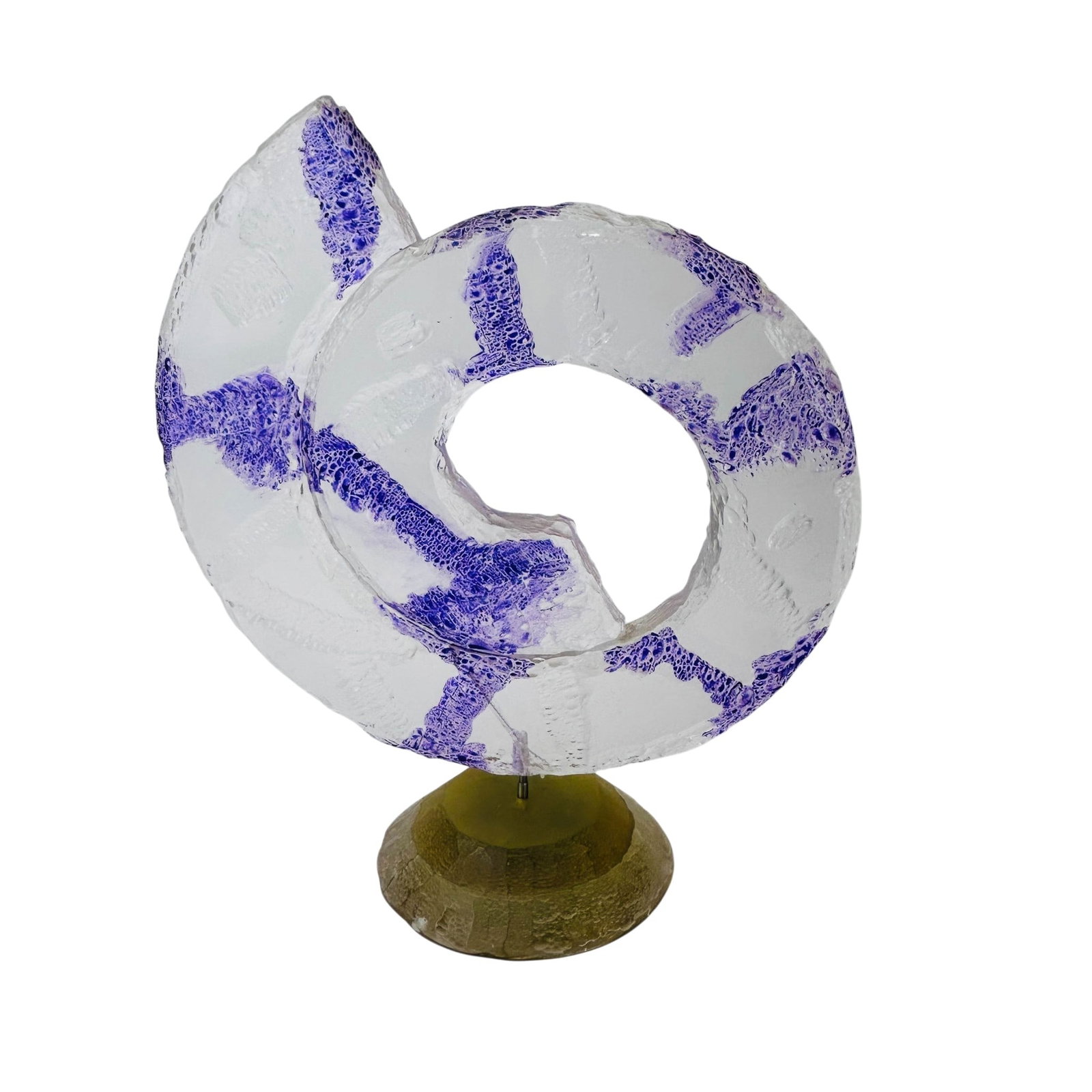 Lucite Spiral Nautilus Shell 16" Acrylic Sculpture (1 of 6)