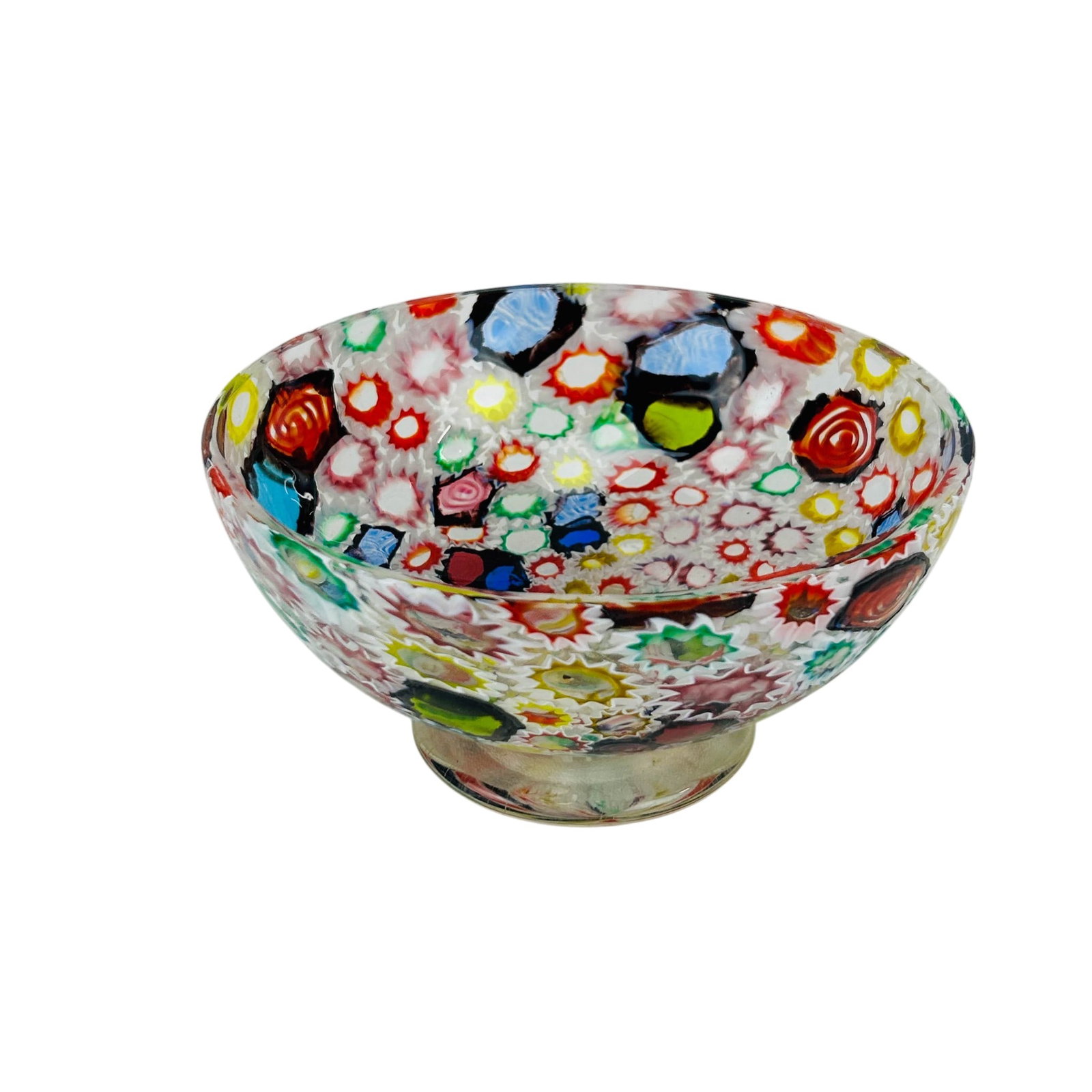 Fratelli Toso Millefiori Mosaic Studio Glass Bowl (1 of 3)