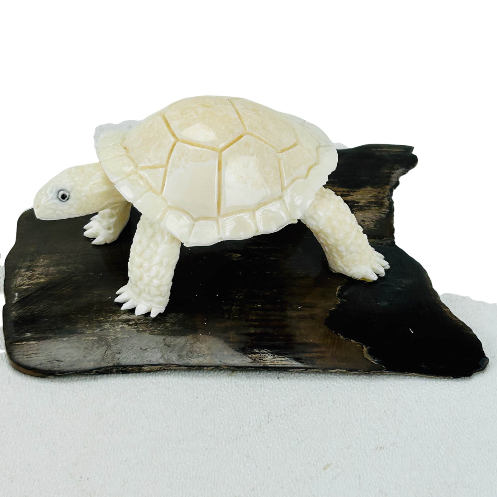 Brian Kulik Alaska Walrus Tusk Sculpture SIGNED (1 of 4)