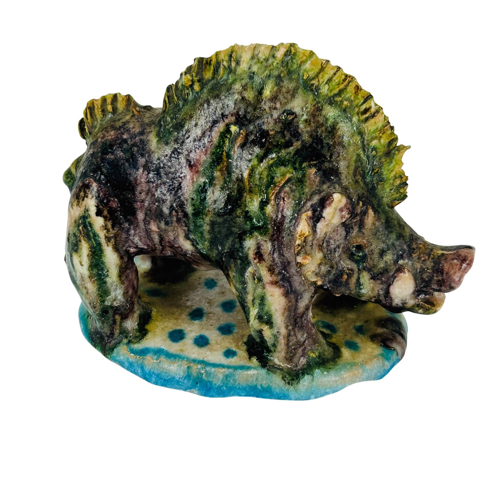 Gambone Stoneware Pottery Boar Sculpture SIGNED (1 of 4)