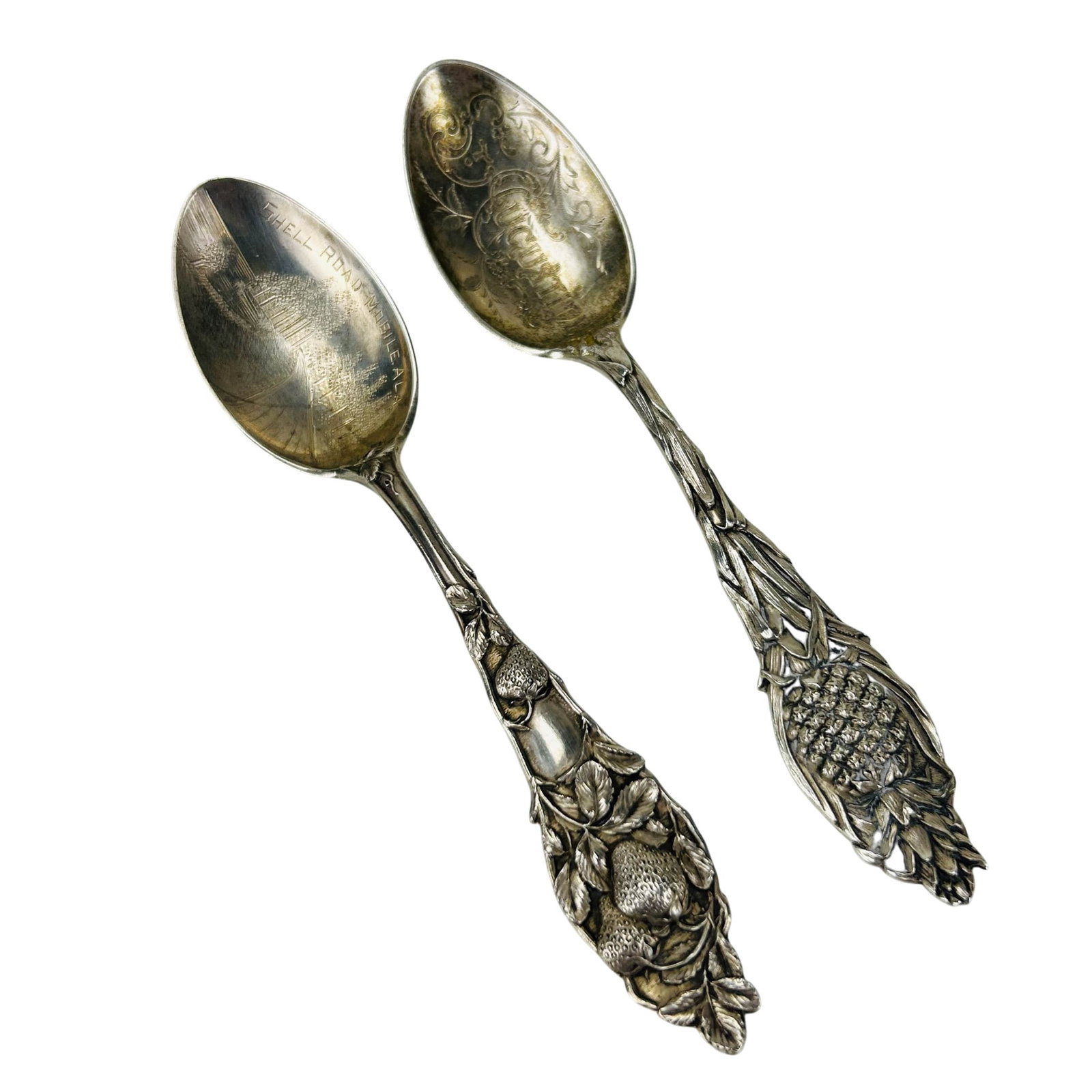 Watson Sterling St Augustine & Alabama Spoons 2pc (1 of 7)