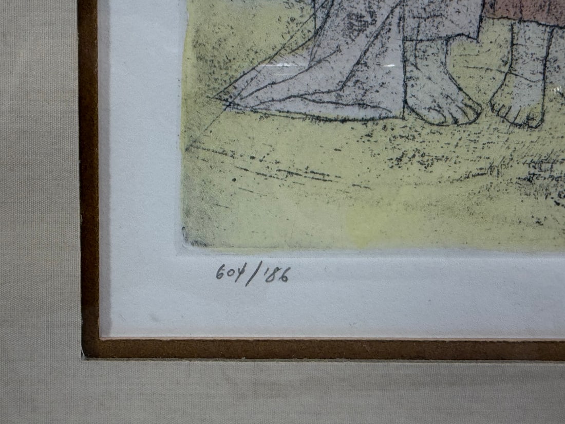 After Picasso 'The Three Graces' Framed Etching - 3