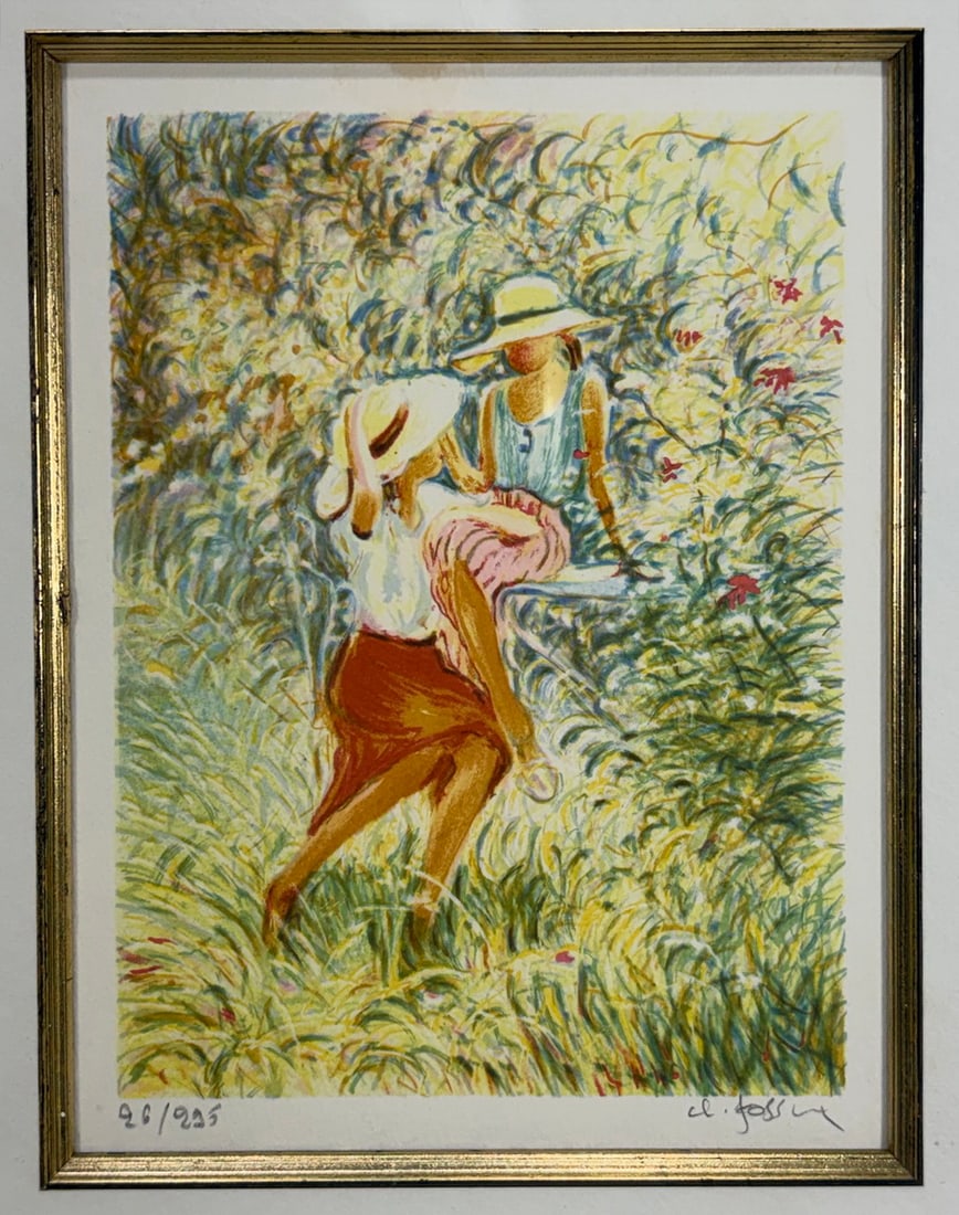 Claude Fossoux 'The Little Romantics' Lithograph (1 of 4)
