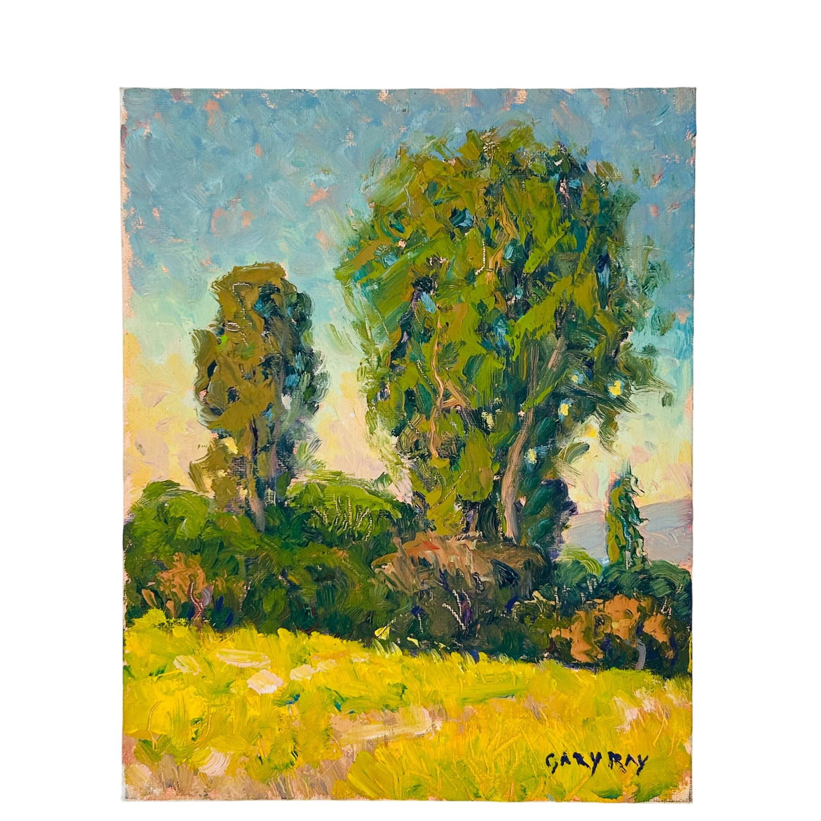 Gary Ray b.1952 Oaks Grove Impressionist Painting (1 of 4)