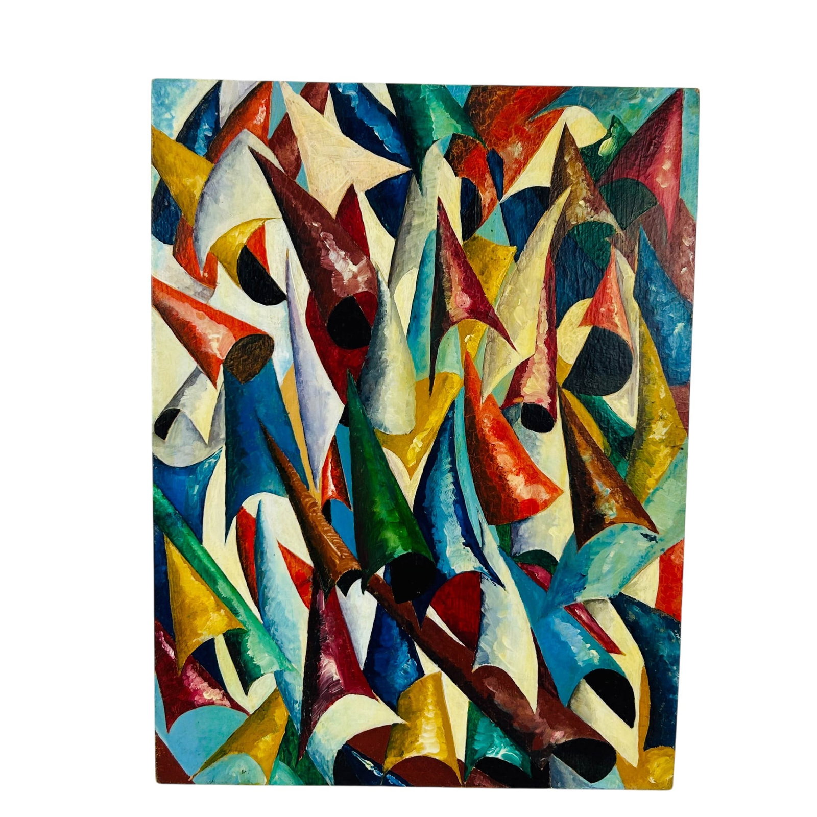 Avant Garde Oil Painting after Natalia Goncharova (1 of 4)