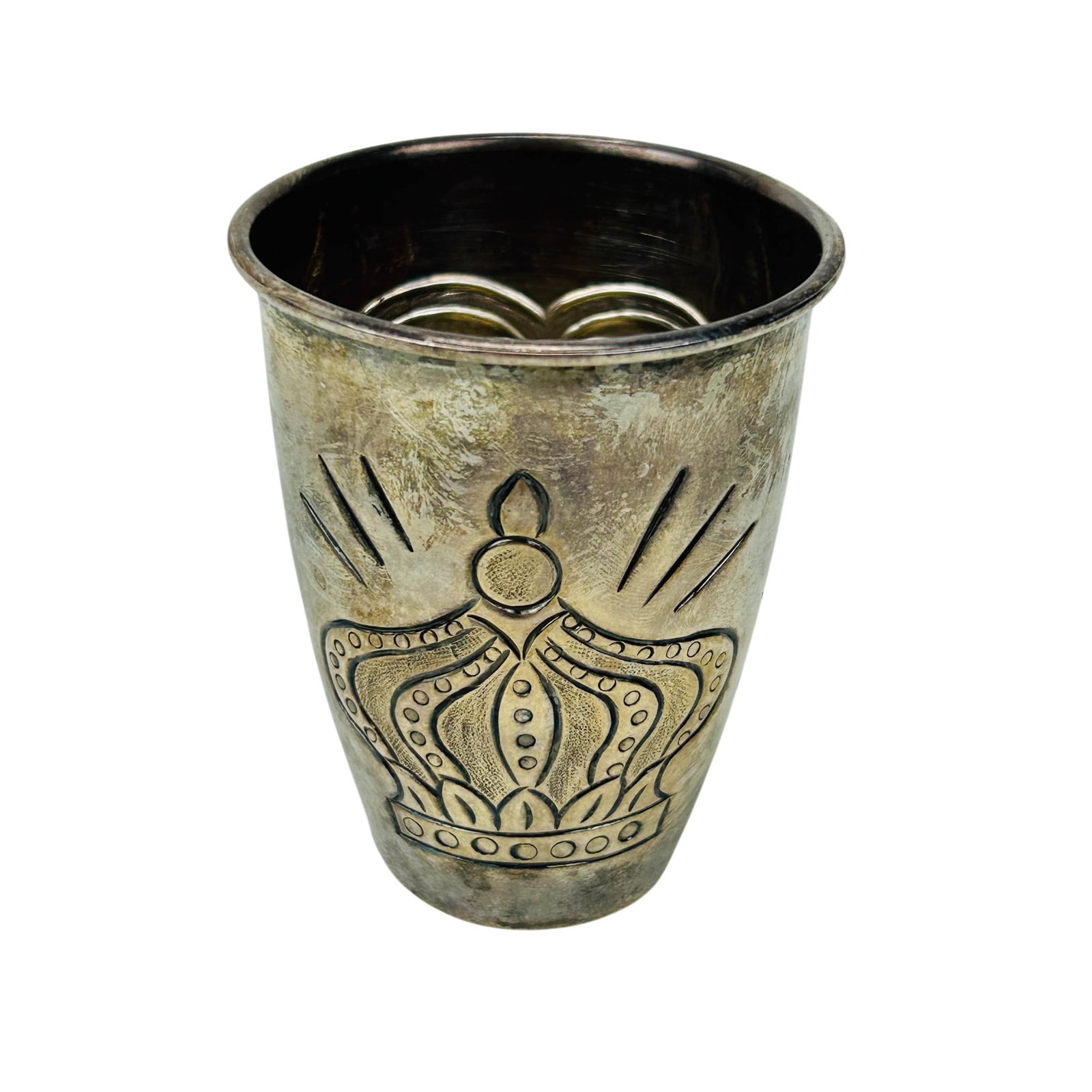 Art Mexican Sterling Silver 925 Kiddush Beaker Cup (1 of 4)