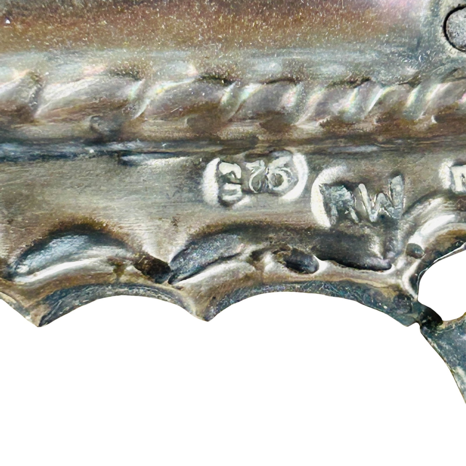 Peruvian Sterling Silver Repousse Picture Frame - 3