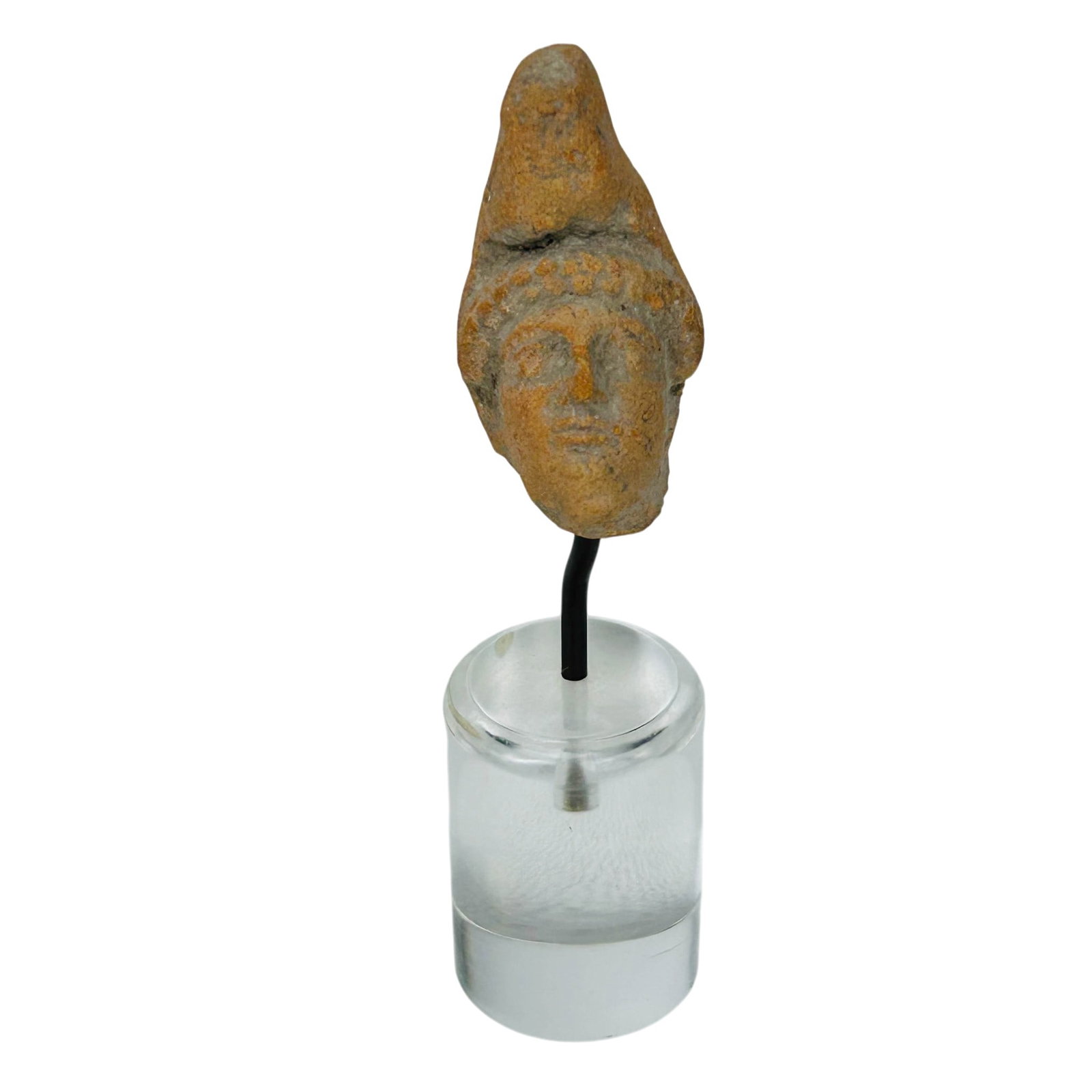 Greco Roman Style Terracotta Bust Head Sculpture (1 of 3)