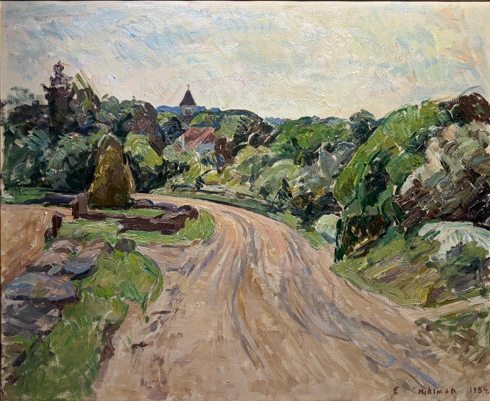 Einar Kihlman Swedish Landscape Oil on Canvas (1 of 6)