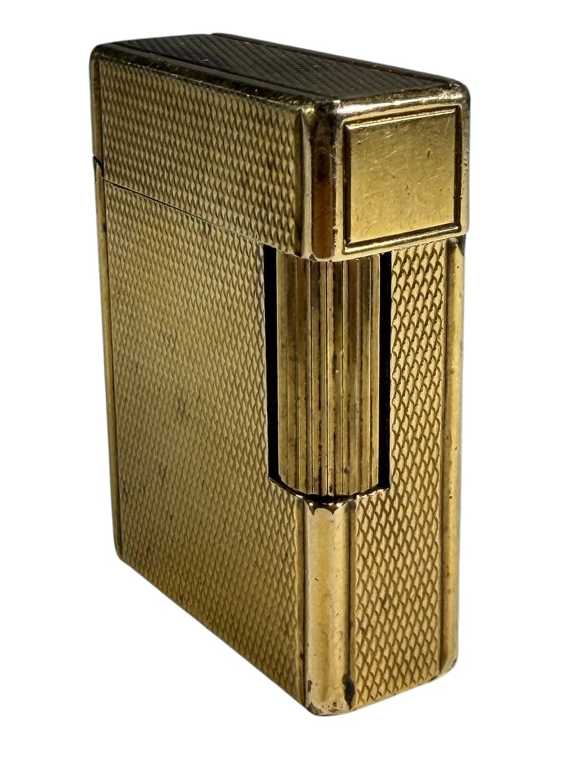 S.T. Dupont Ligne 1 Gold Tone Butane Gas Lighter (1 of 5)