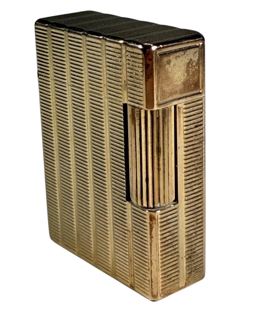S.T. Dupont Ligne 1 Gold Plated Butane Gas Lighter (1 of 5)