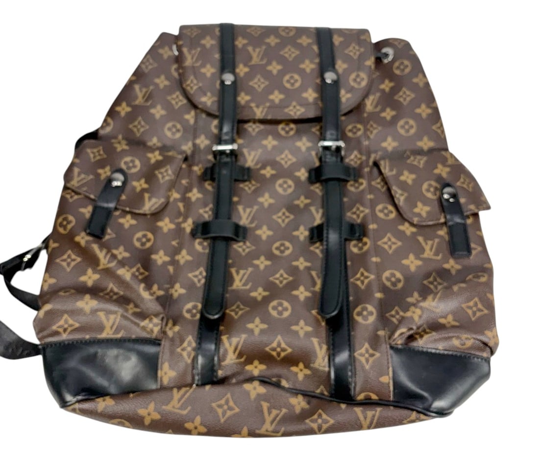 Famous Design Monogram Backpack & Portfolio 2pc - 2
