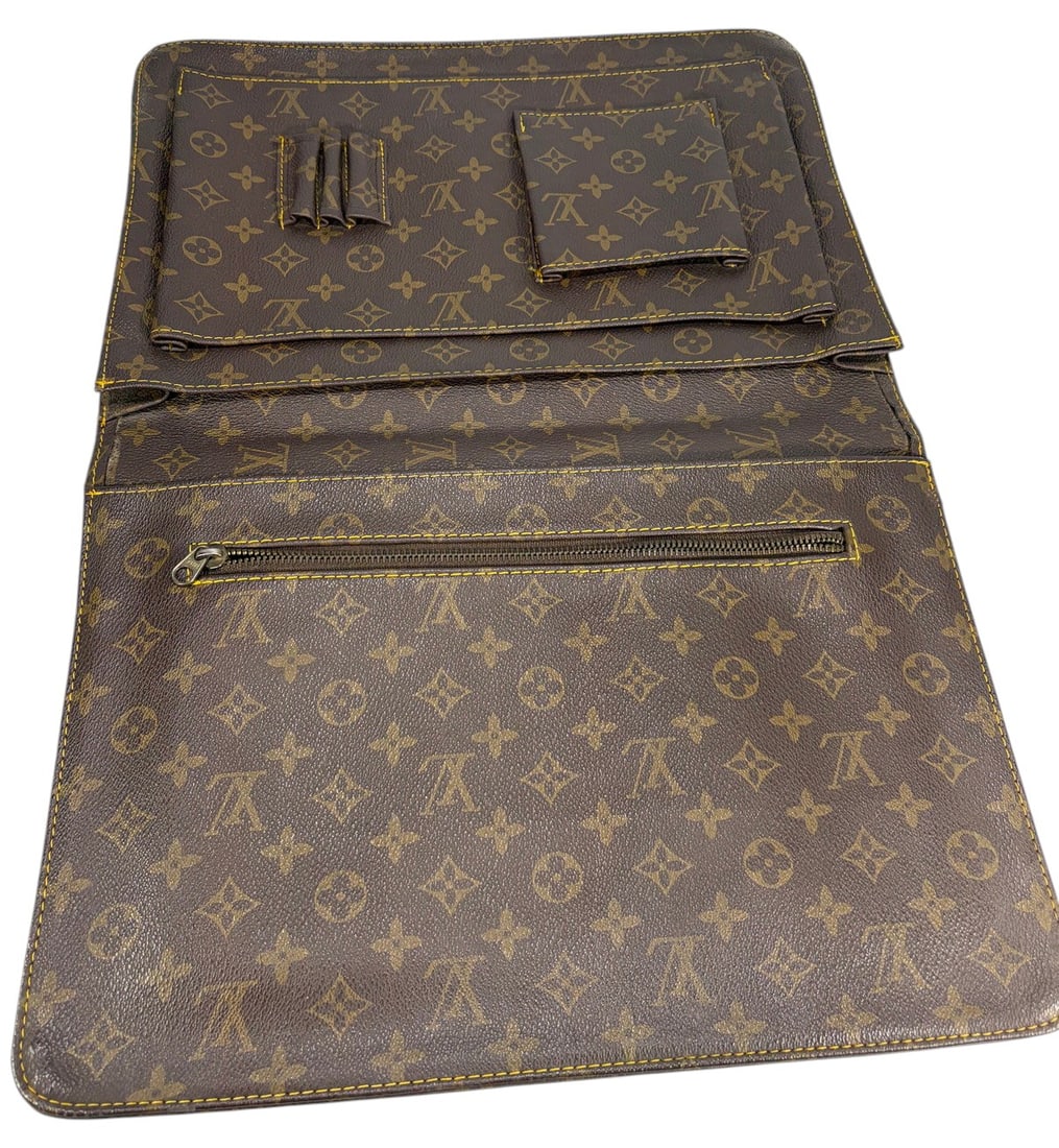 Famous Design Monogram Backpack & Portfolio 2pc - 6