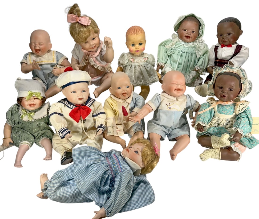 Assorted Ashton Drake & Porcelain Baby Dolls 11pc (1 of 9)