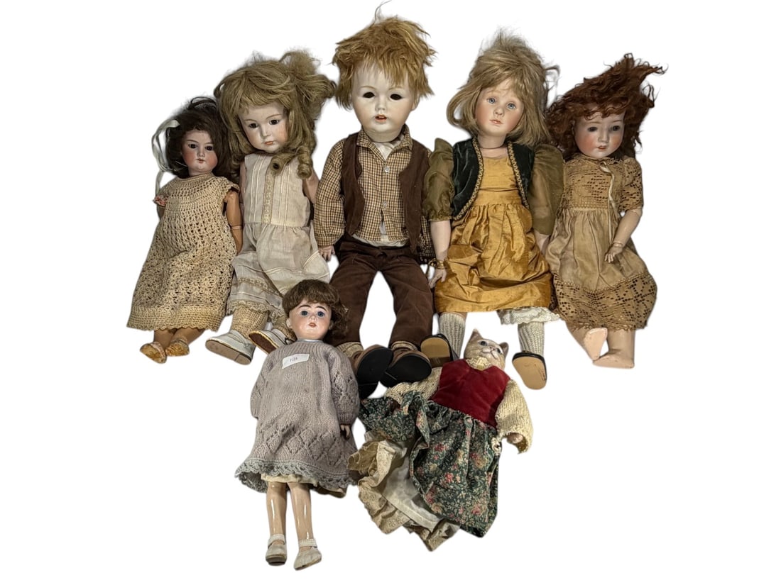 Simon & Halbig Israel & Other Porcelain Dolls 7pcs (1 of 12)