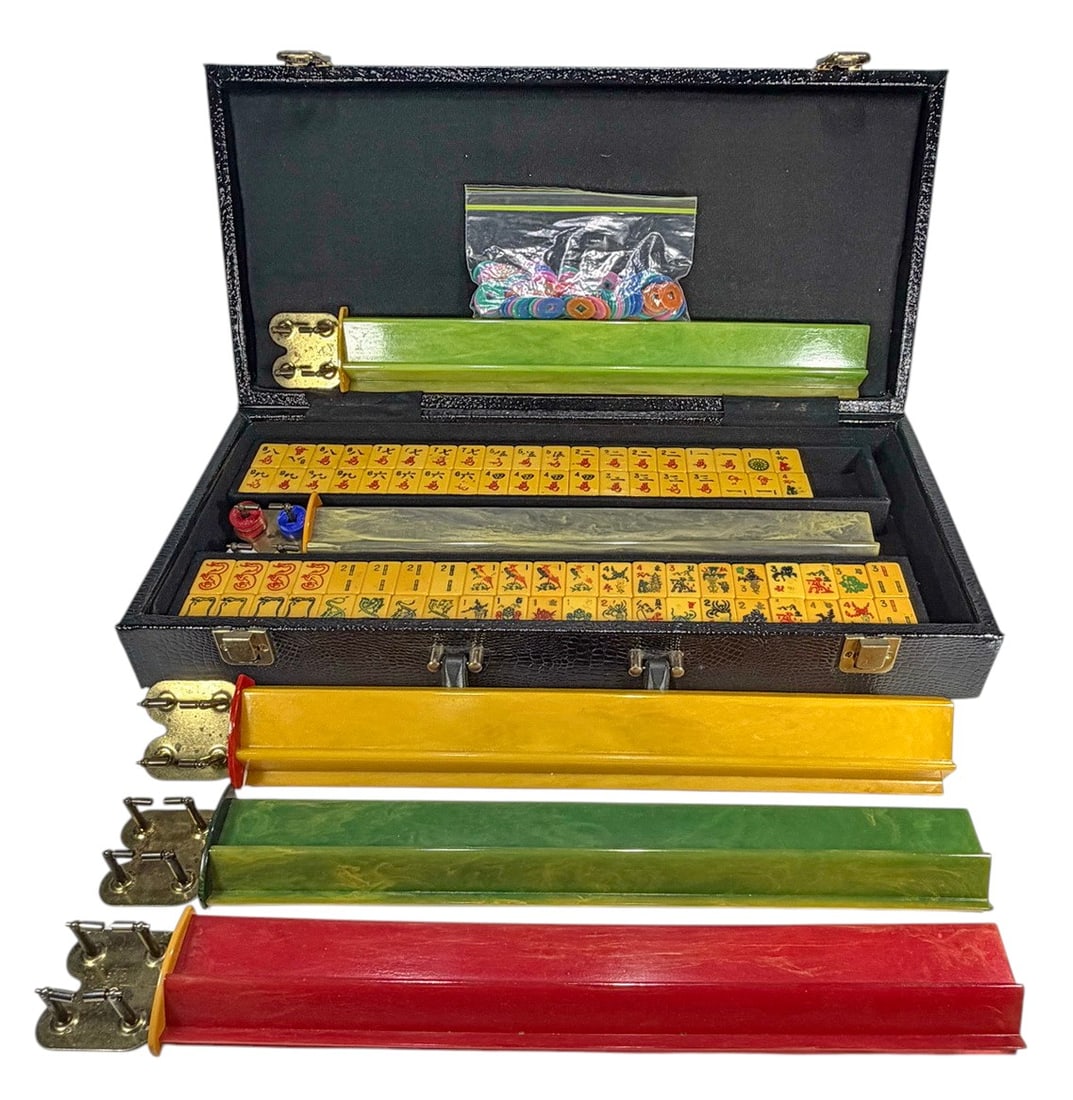 Mah Jong Royal Depth Control Handpainted Game 158p (1 of 6)