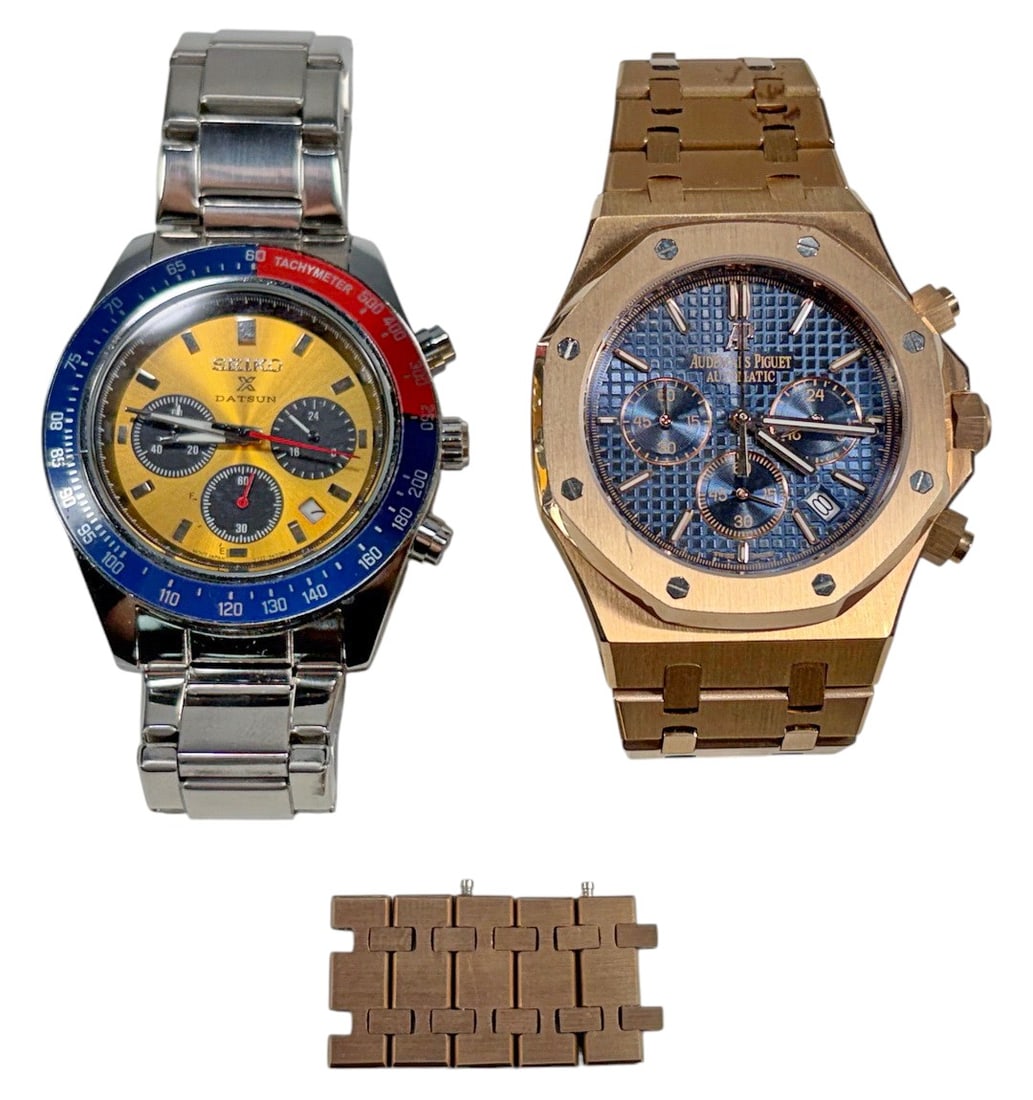 Contemporary Designer Style Wristwatches 2pc LOT (1 of 6)