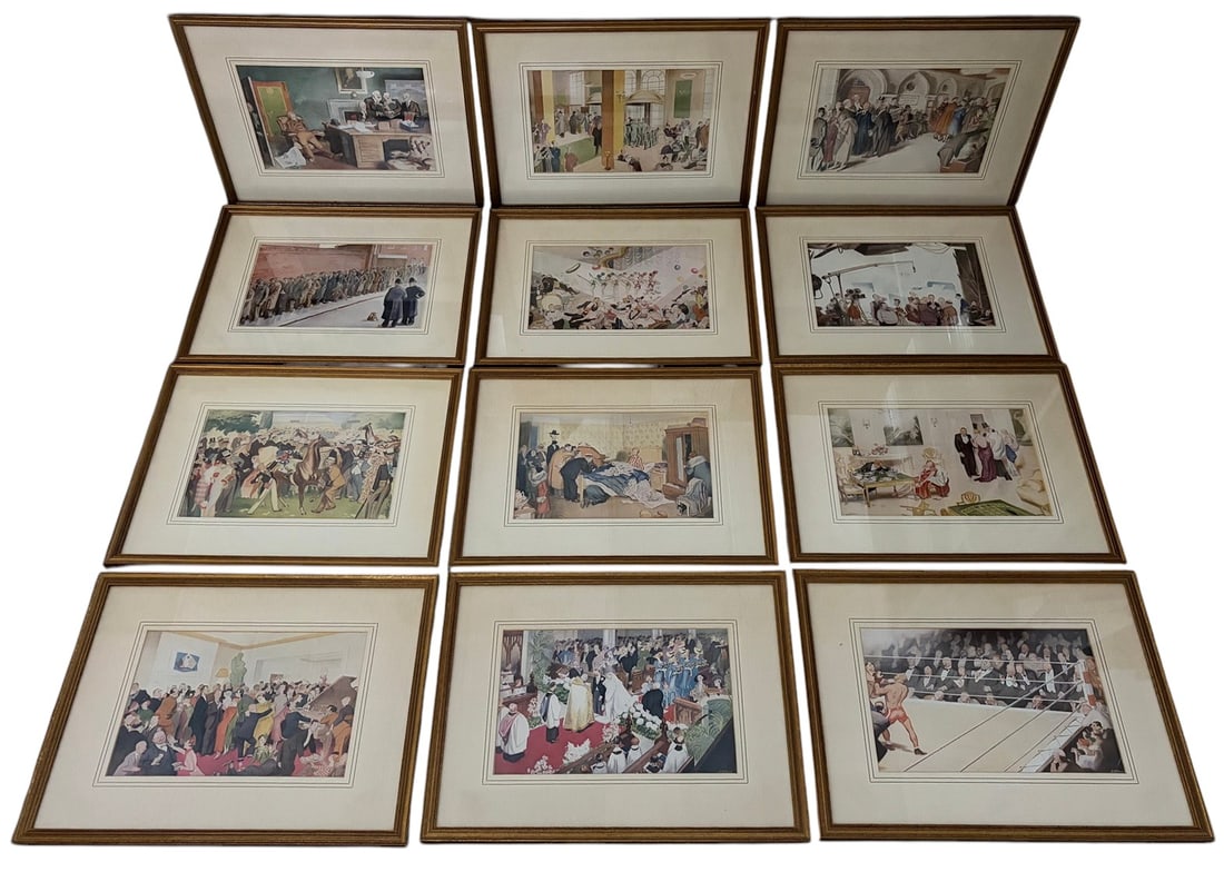 David Low The Modern Rake’s Progress Prints 12pcs (1 of 13)