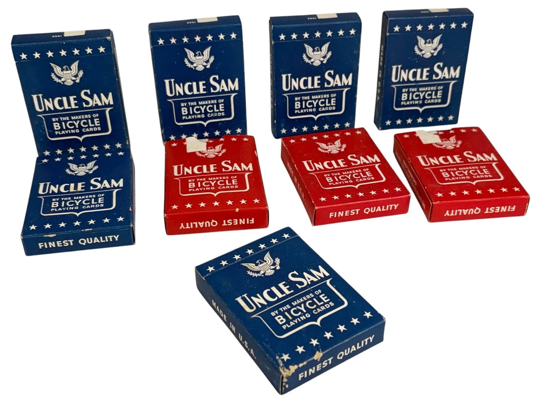 Uncle Sam by The Makers Bicycle Playing Cards 9pc (1 of 5)