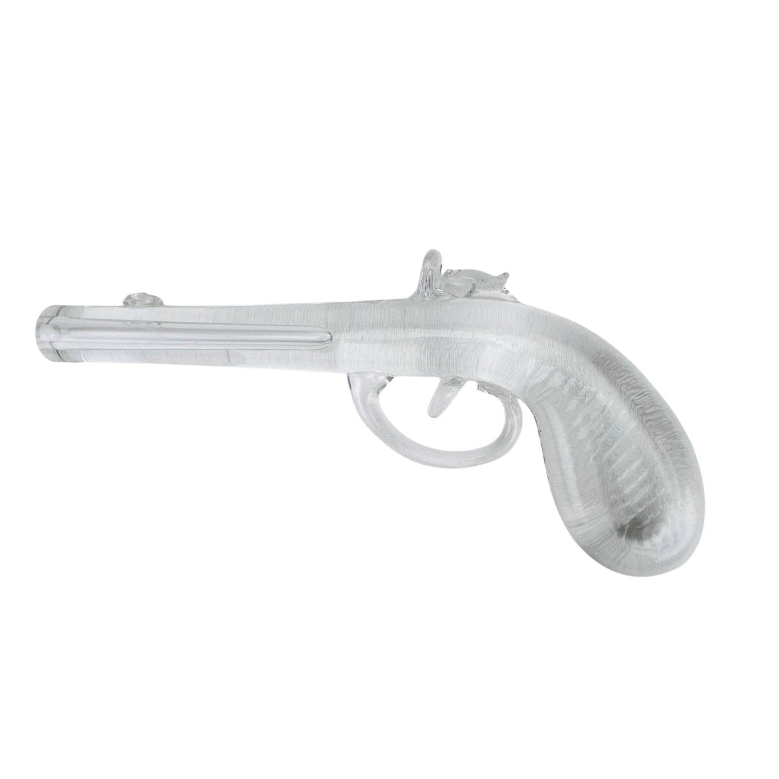 Val St Lambert Flintlock Dueling Pistol Sculpture (1 of 4)