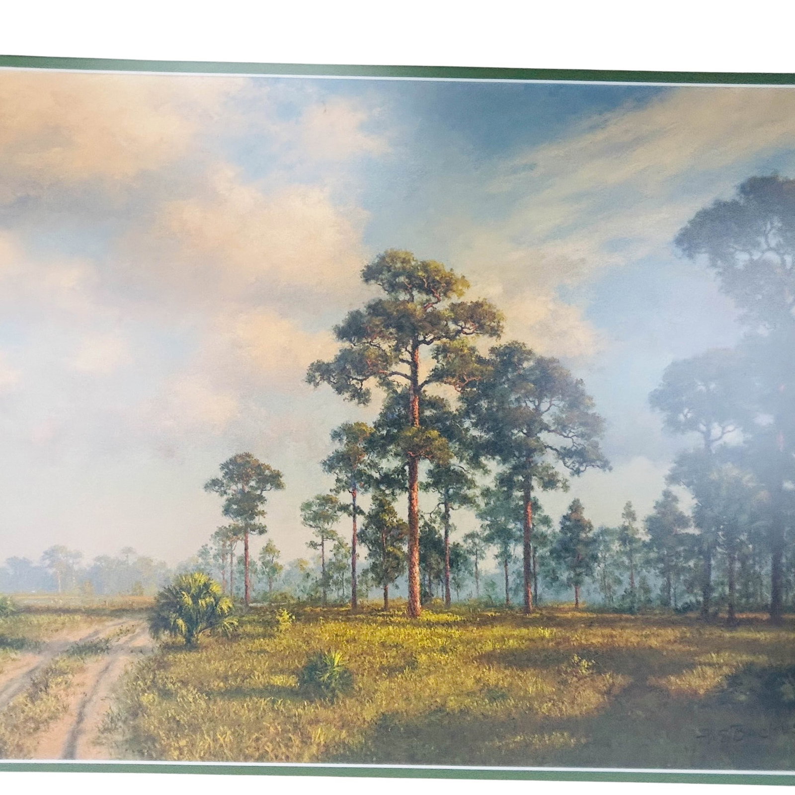 Backus Piney Woods Highwaymen Lithograph SIGNED - 3