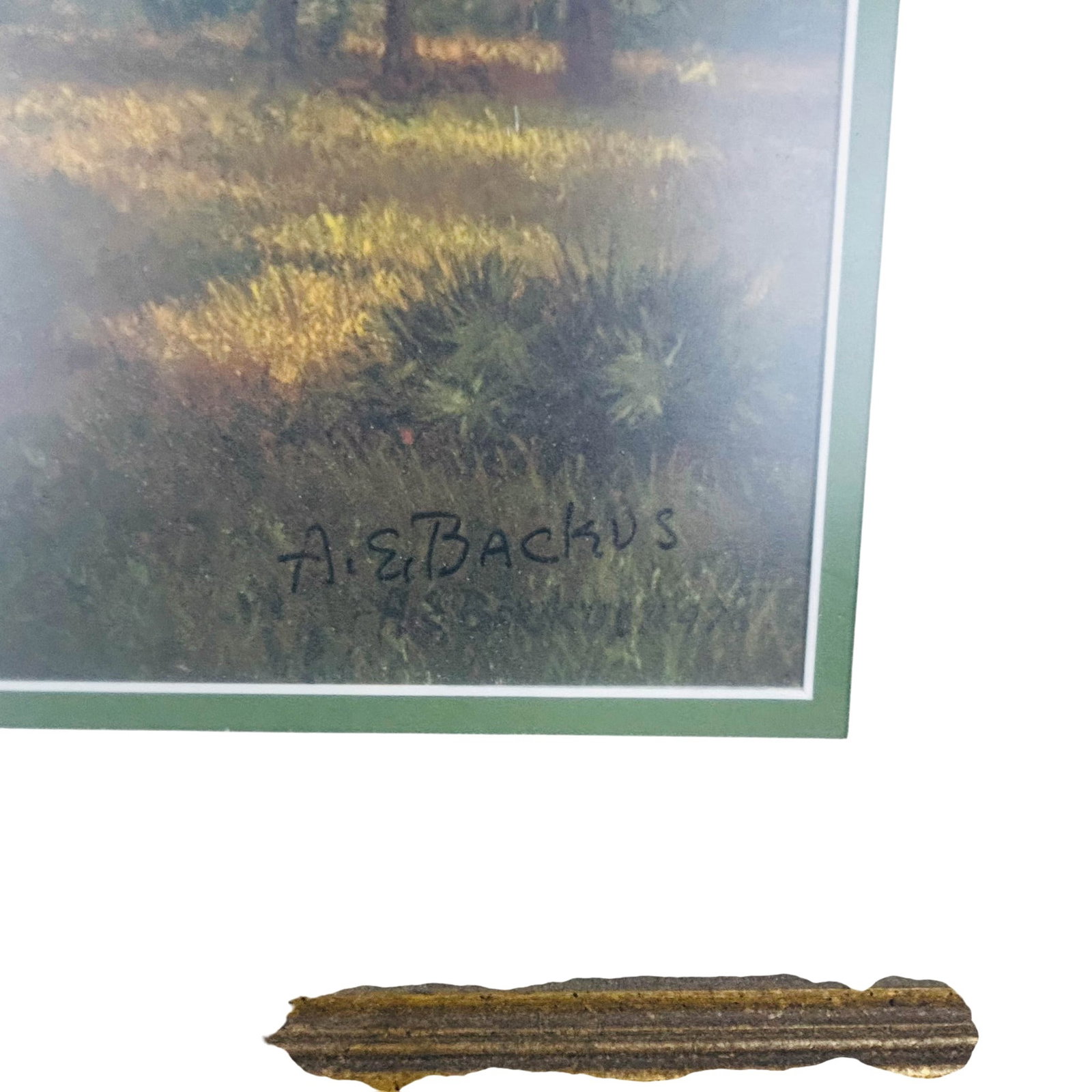 Backus Piney Woods Highwaymen Lithograph SIGNED - 5