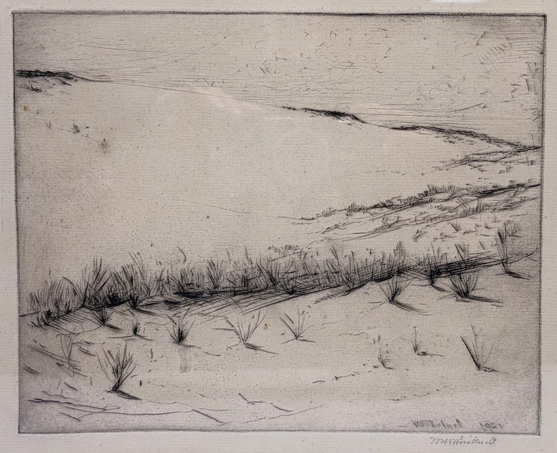 Willard Morse Mitchell 1921 Framed Etching (1 of 5)