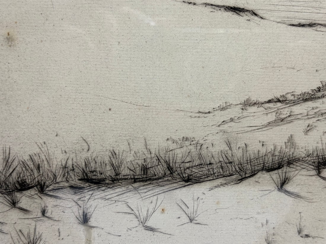 Willard Morse Mitchell 1921 Framed Etching - 4