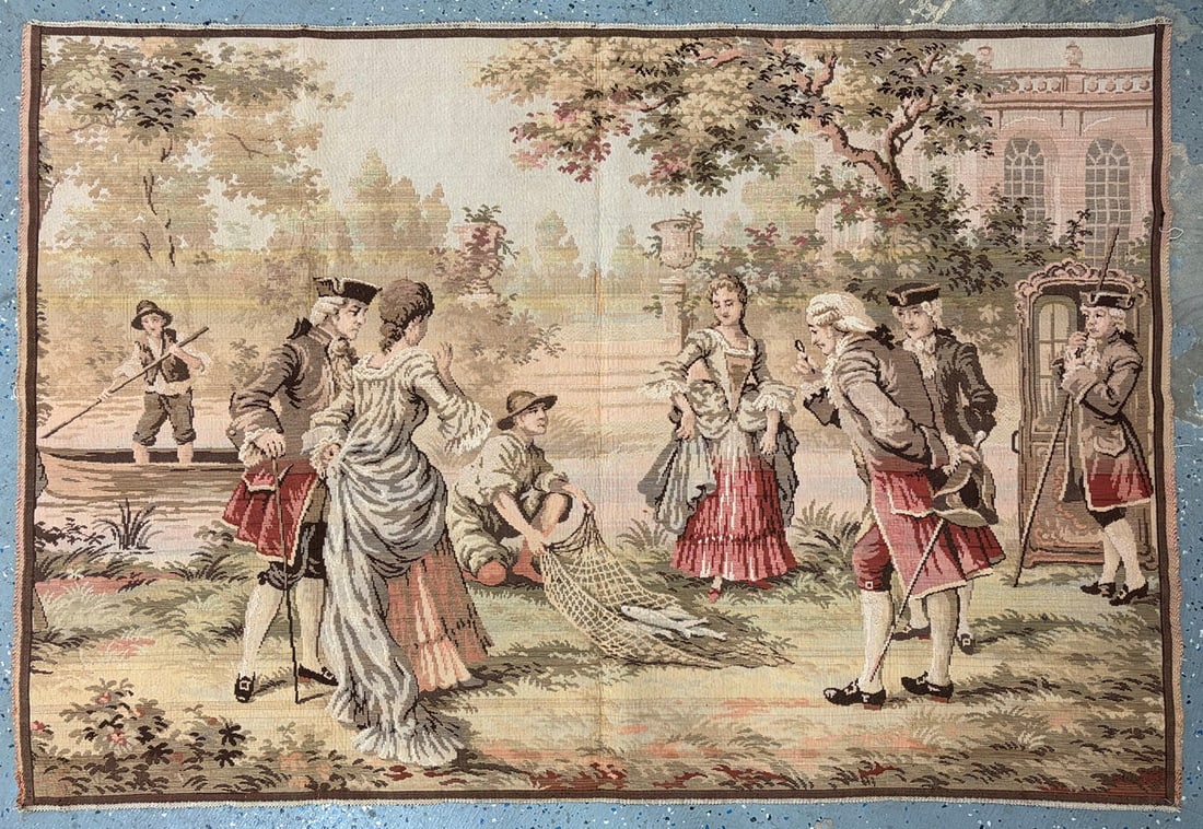 Aubusson Style Figural Tapestry Wall Hanging (1 of 5)