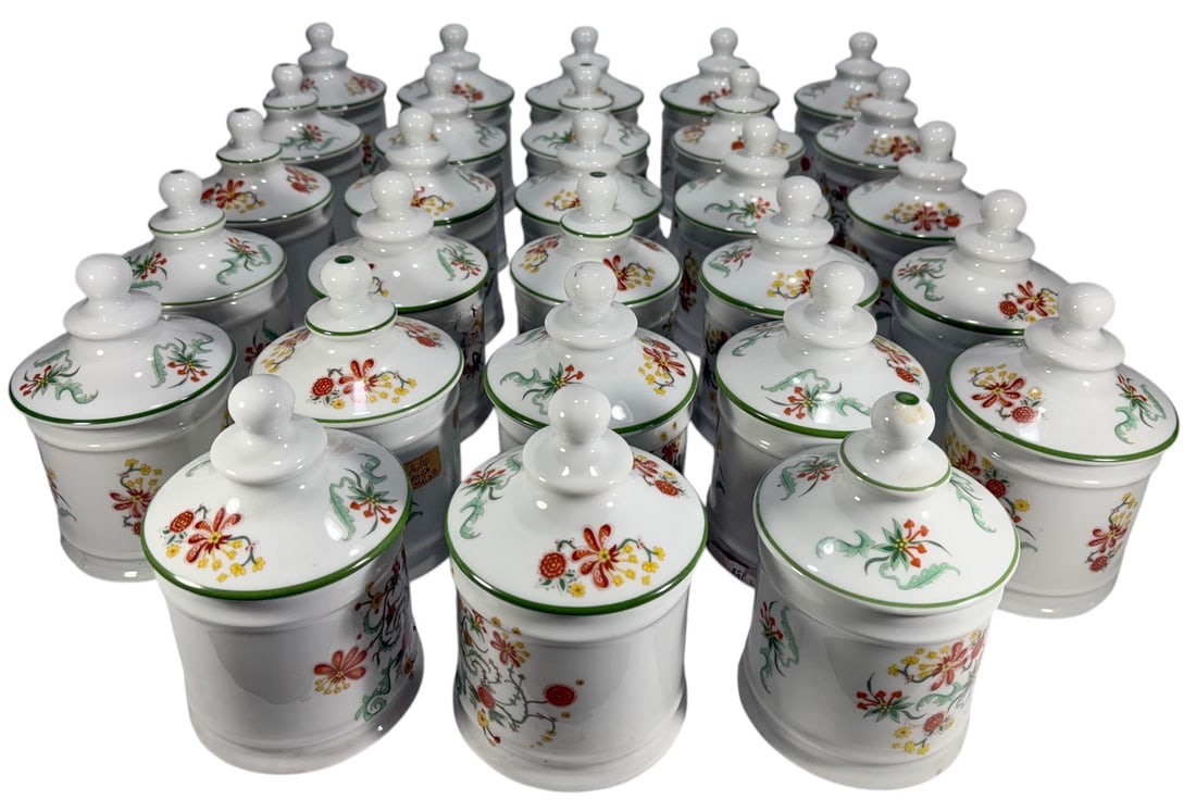 Limoges France Porcelain Candy Jars 28pc LOT (1 of 5)