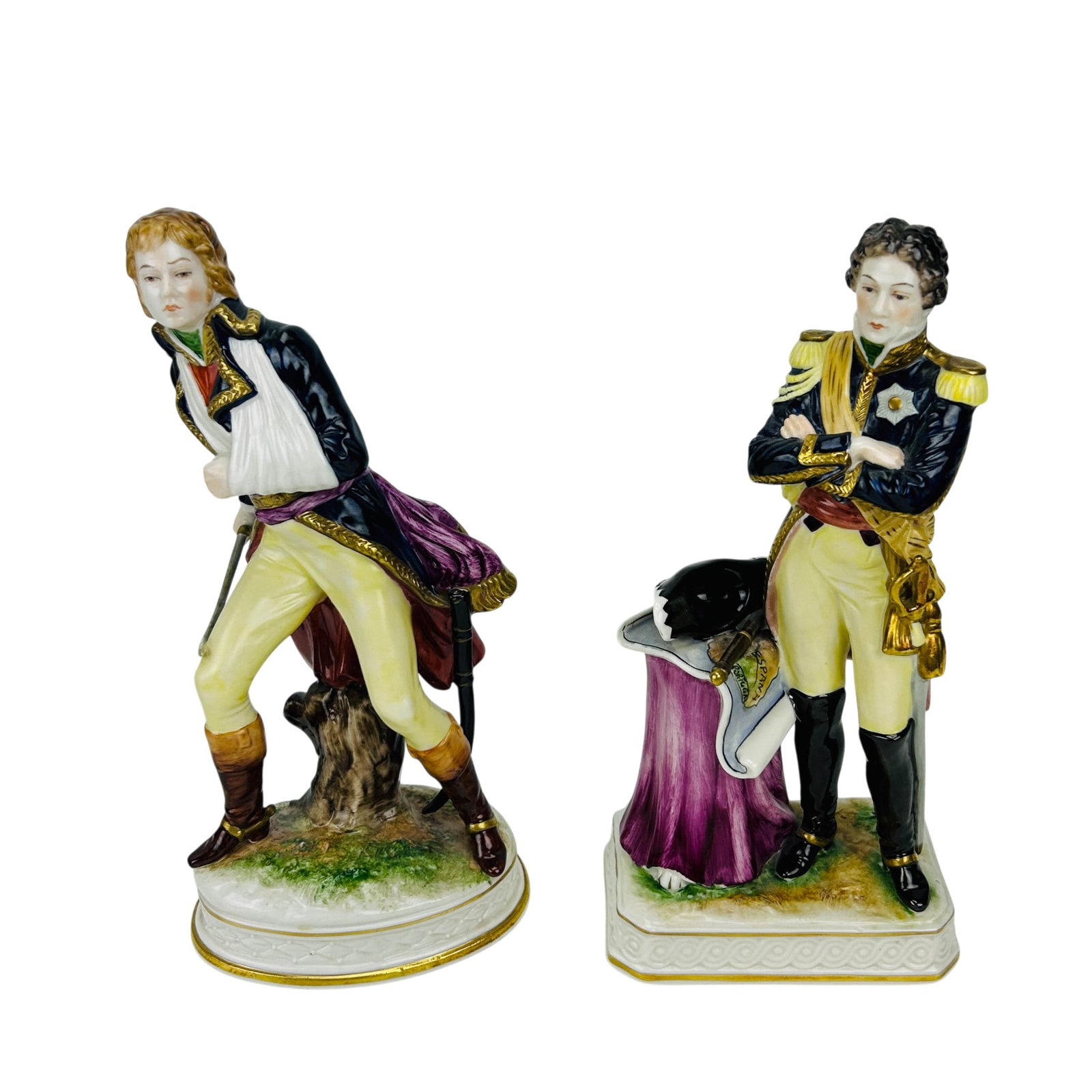 Rudolf Kammer Porcelain Military Figurines 2pc LOT (1 of 7)