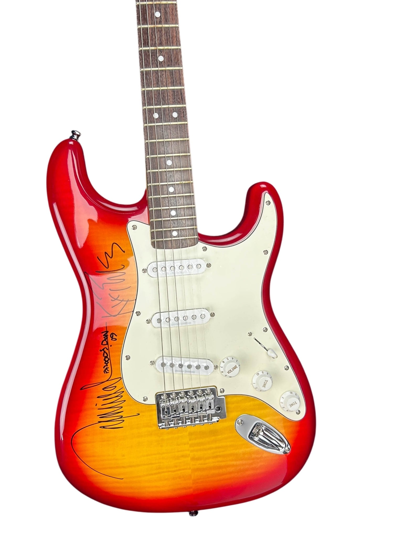 Squire Fender Stratocaster Electric Guitar SIGNED (1 of 9)