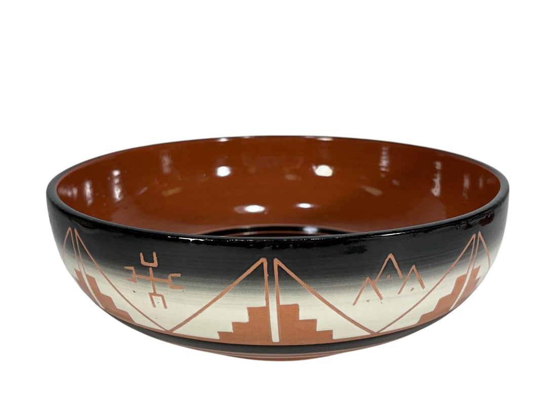 Assorted Native American Sioux Ceramic Glaze 4pcs - 4
