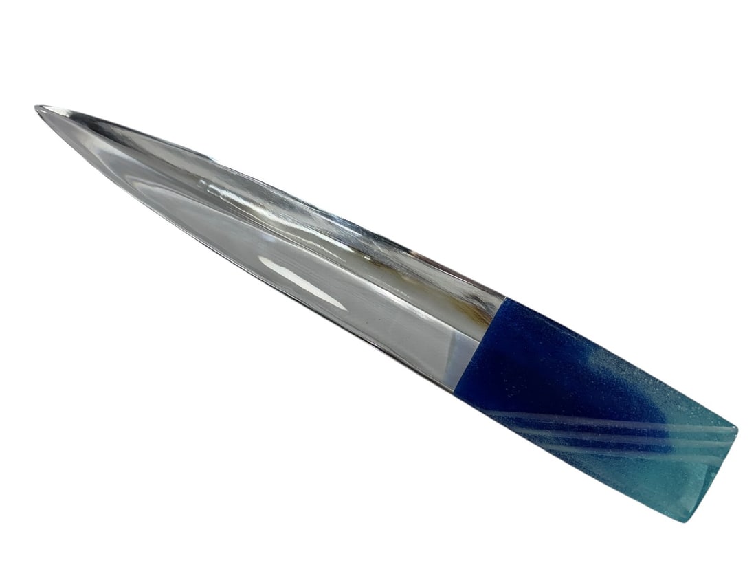 Daum France Blue Crystal Letter Opener w/ Box (1 of 6)