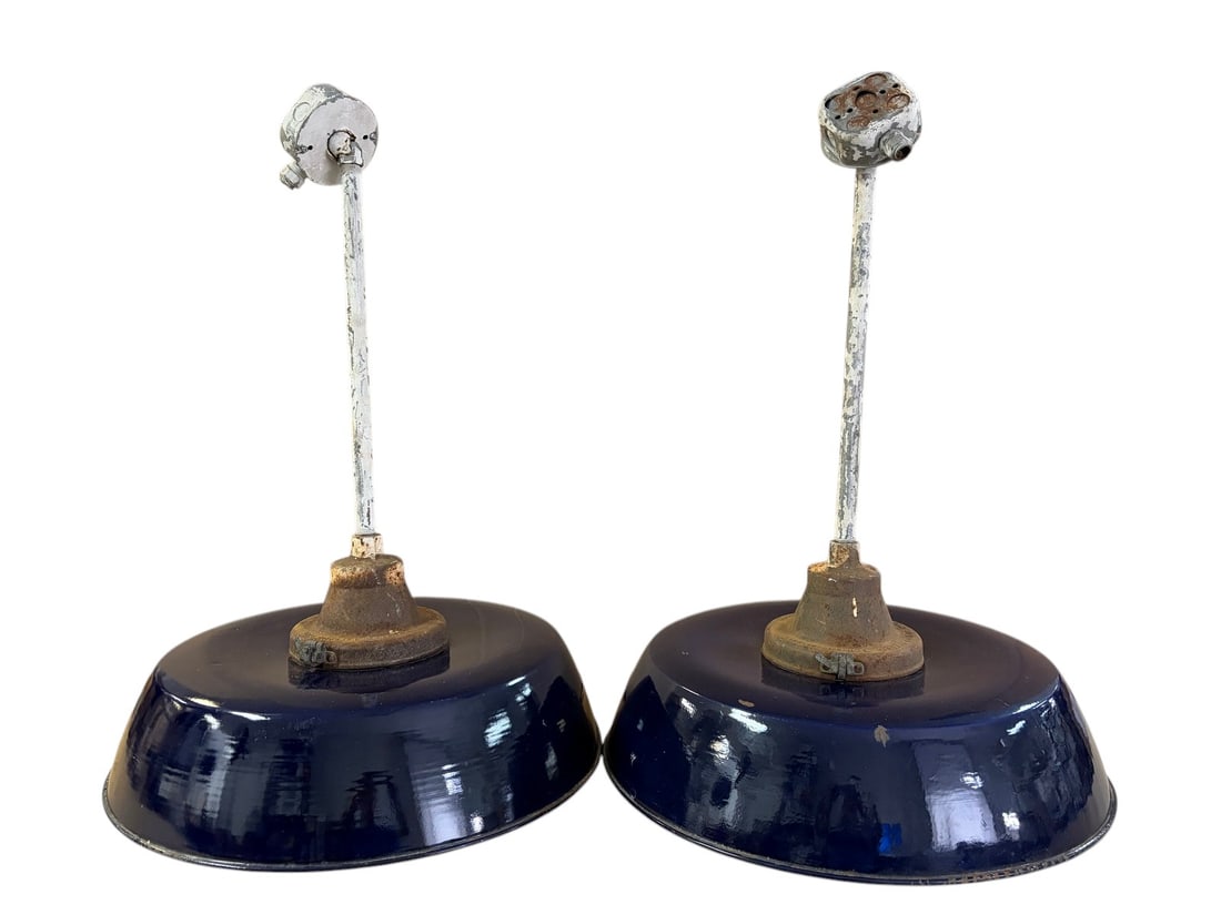 Industrial Union Steel Co. Chicago Lamps 2pc LOT (1 of 12)