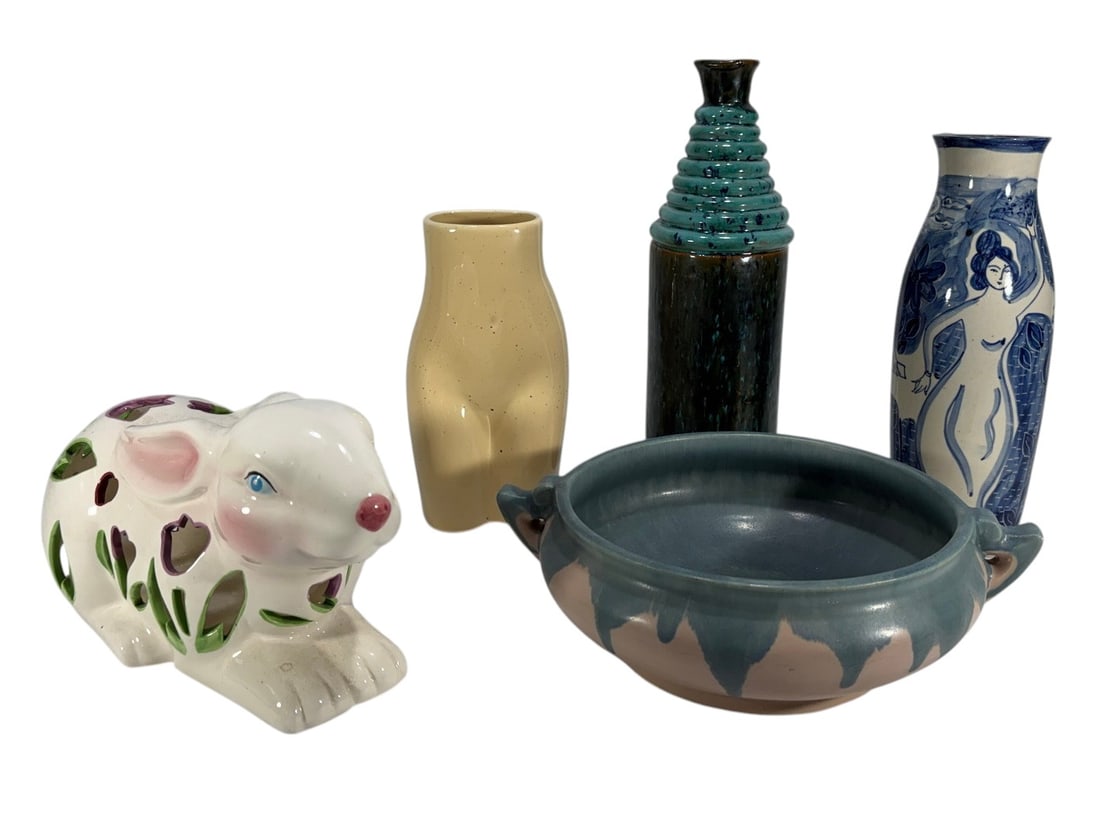 American & International Ceramic Objects 5pc LOT (1 of 7)