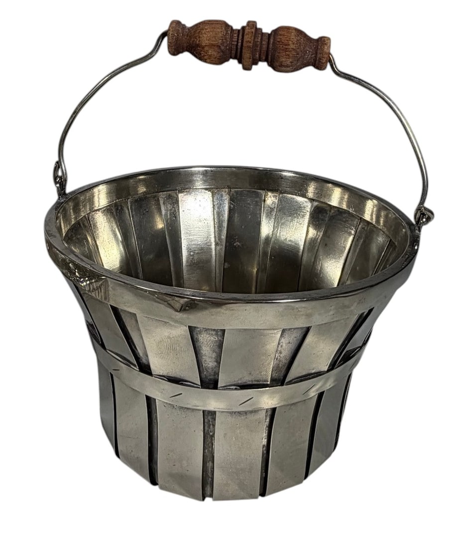 Assorted Silverplate Baskets & Cachepots 4pc LOT - 2