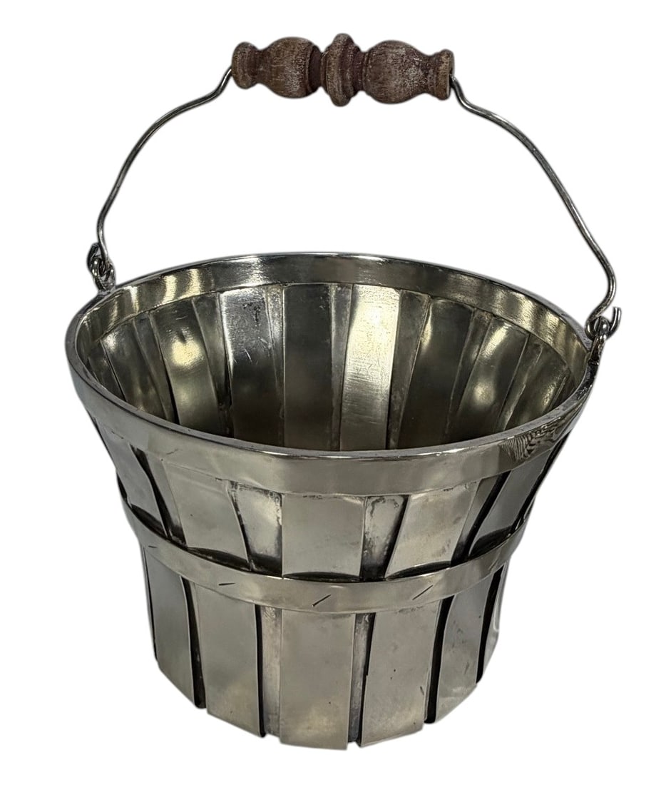 Assorted Silverplate Baskets & Cachepots 4pc LOT - 3