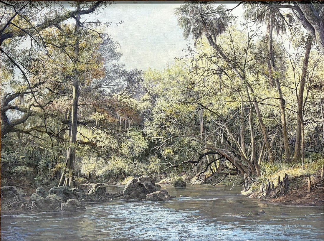 Richard E. Thompson "Hillsboro River" Painting (1 of 7)