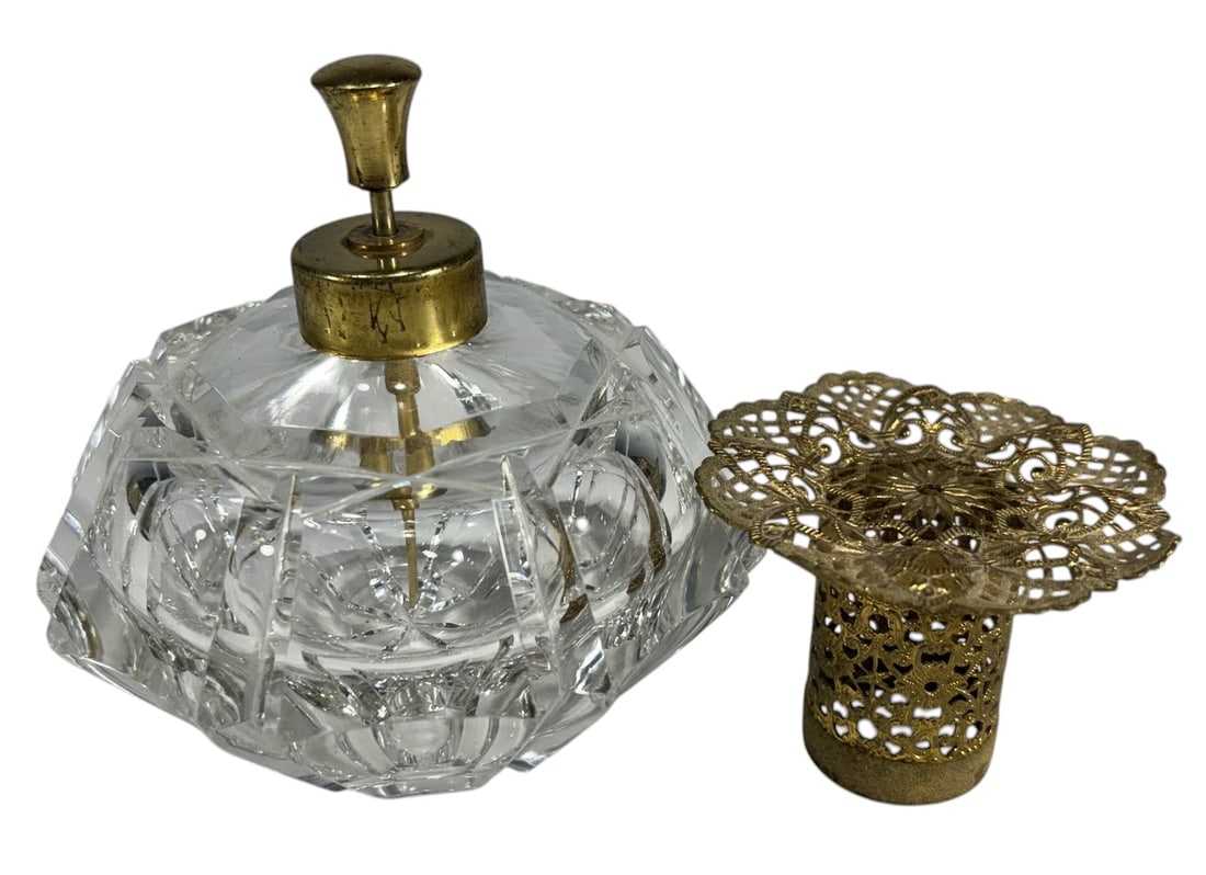 Assorted VTG Boxes Ashtray & Perfume Bottles 5pcs - 7