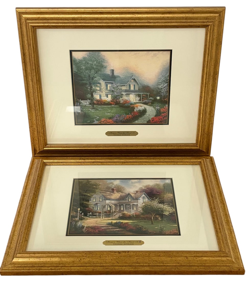 Thomas Kinkade Landscapes Framed Prints 2pc LOT (1 of 8)