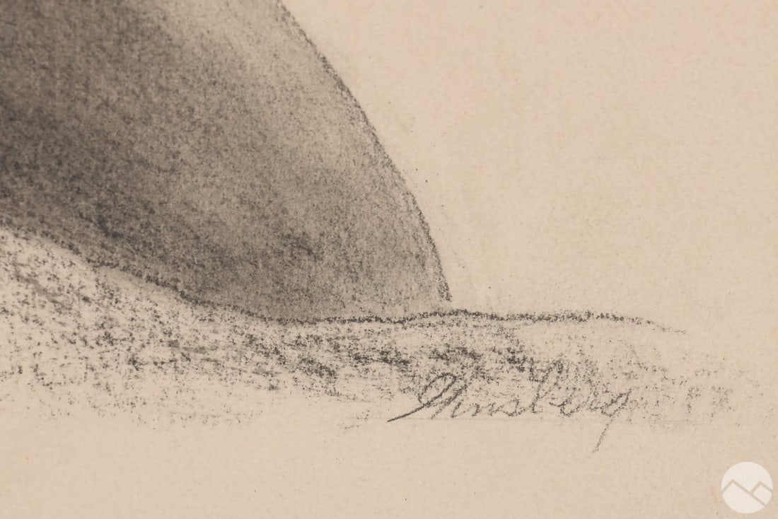 Three Dynamic Nudes Graphite Composition SIGNED - 3