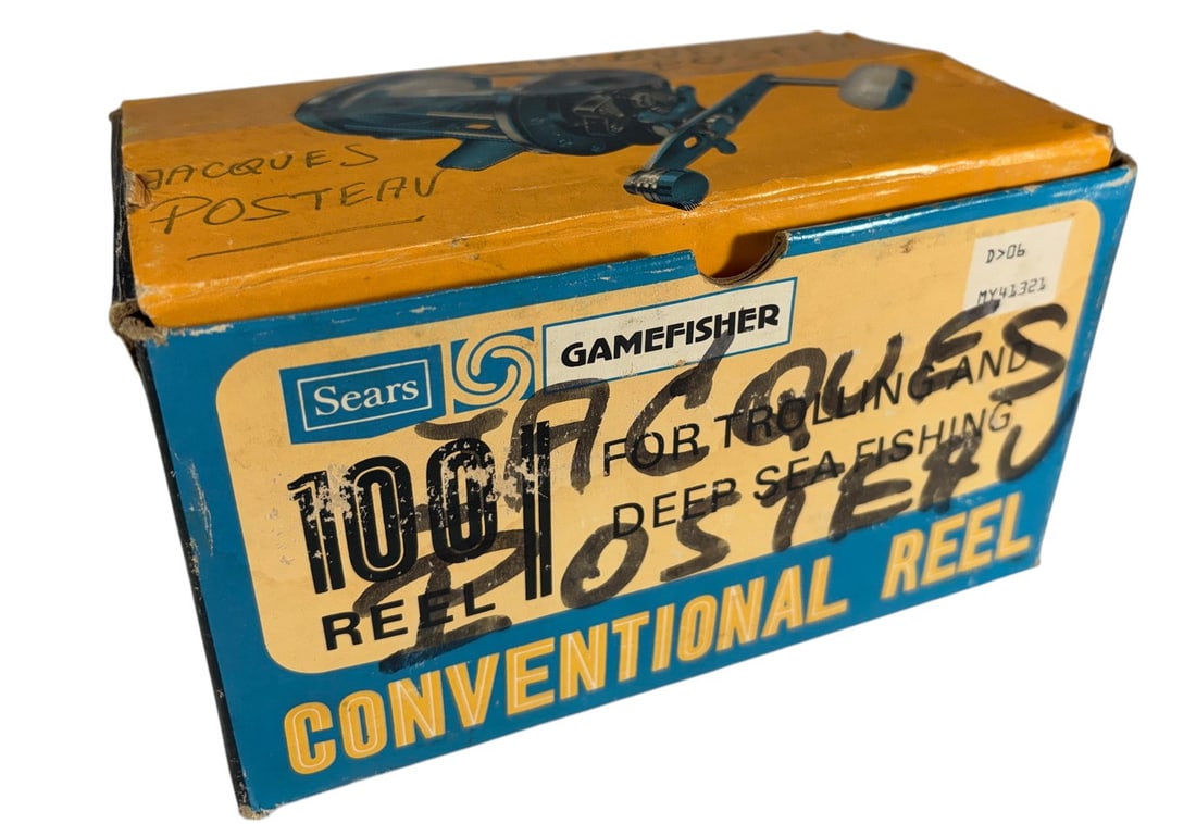 Sears Gamefisher No. 100 Conventional Reel w/ Box (1 of 6)