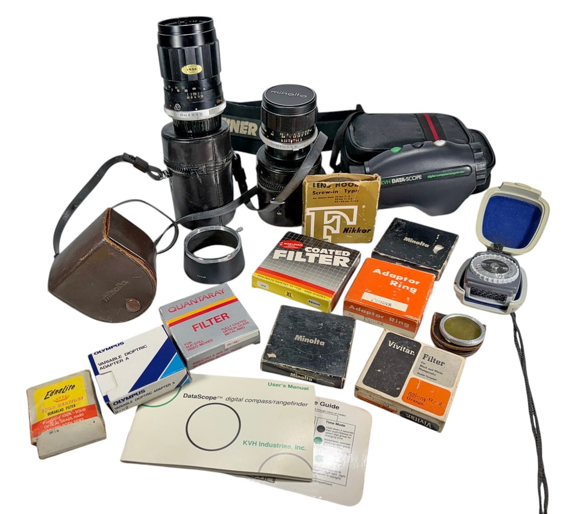 Minolta SRT 101 Camera & Photography Accessory Lot (1 of 10)