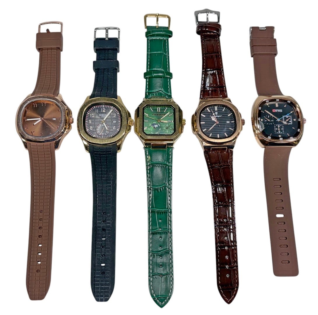 Assorted Homage Style Fashion Wristwatches 5pc LOT (1 of 6)