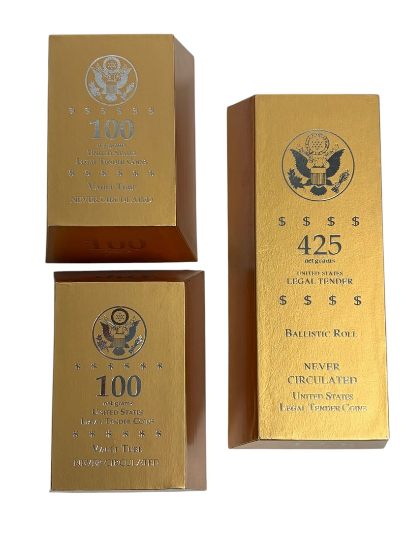 Boxed Presidential Dollar Coin Roll Collection 3pc (1 of 5)
